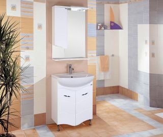 Напольная тумба под раковину Onika Лайн 104504 45см белый